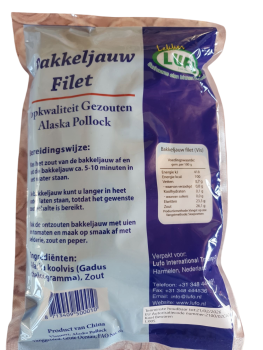 Filete de Bacalao Lufo 450g -Fischfillet